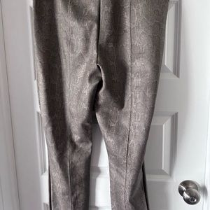 Anthropologie stretch snake print pants
